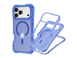 Capa De Telemóvel Com Alça De Pulso Magnética Para Iphone 17 Pro Max Azul