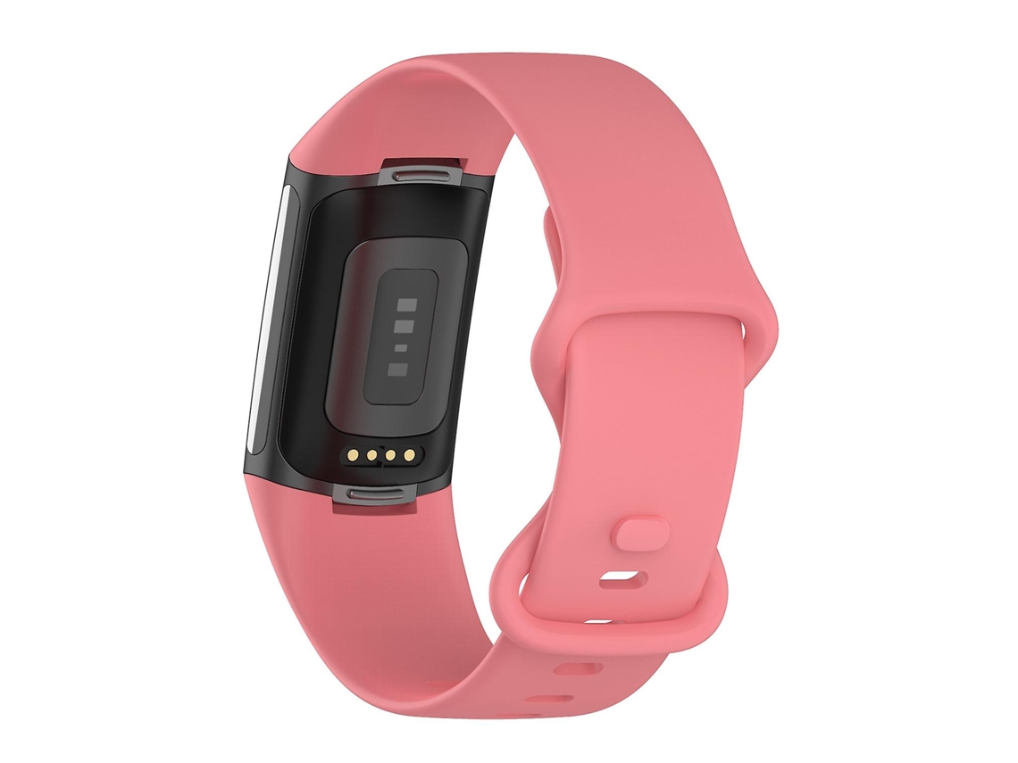 Pulseira de substituição de TPU macio para relógio inteligente Fitbit Charge 5 Ly Ebike (grande)