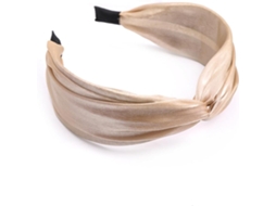 Nuobesty Faixa De Cabelo Feminina Para Festa Em Tecido Cáqui, Faixa De Cabelo Elegante Com Acabamento Impecável, Acessórios