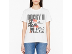Rockinstone Rocky Movie Ii Poster White Adult T-shirt Size:xxxl
