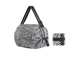 Bolsa de Praia com Sacolas de Compras Leves, Bolsa de Transporte Dobrável em Nylon Preto. GOKOCO