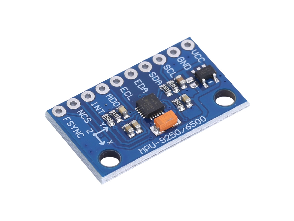 Sensor Mpu-9250 De 9 Eixos Com Giroscópio, Aceleração E Magnético De 16 Bits, 3~5v Para Medições Precisas
