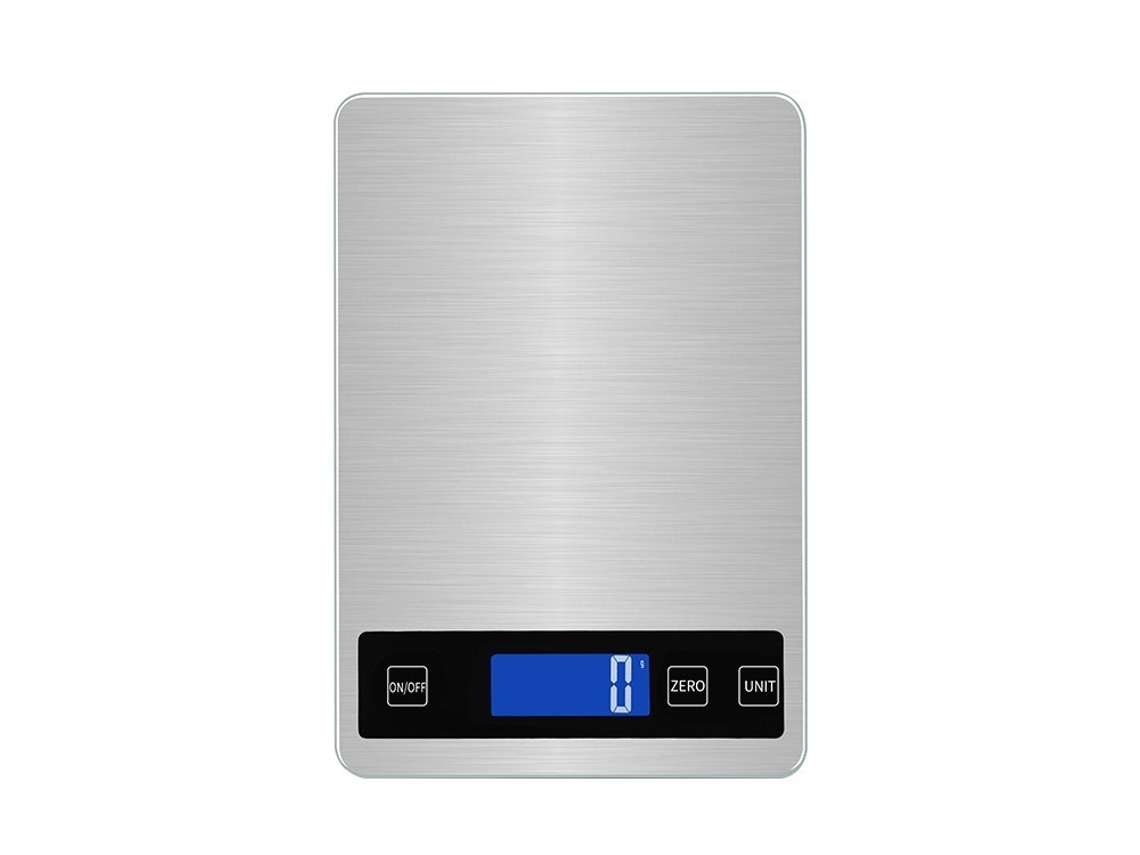 Lurelia Balança De Cozinha, 15 Kg, 1 G, Lcd, Aço Inoxidável