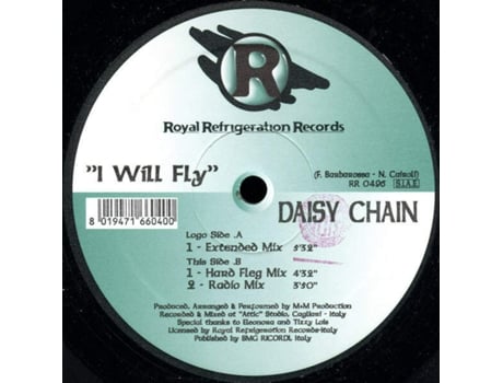 Vinil I Will Fly Royal Refrigeration Records