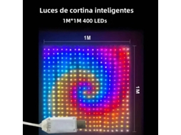 Luminária de Renda Inteligente com Controle por Aplicativo Bluetooth. MDUG (usb 1x1m400 Leds)