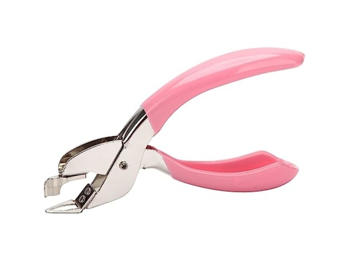 Lurelia Removedor De Agrafos, 6,35 X 2 Cm, Magnético, Metal, Antiderrapante, Resistente, Rosa