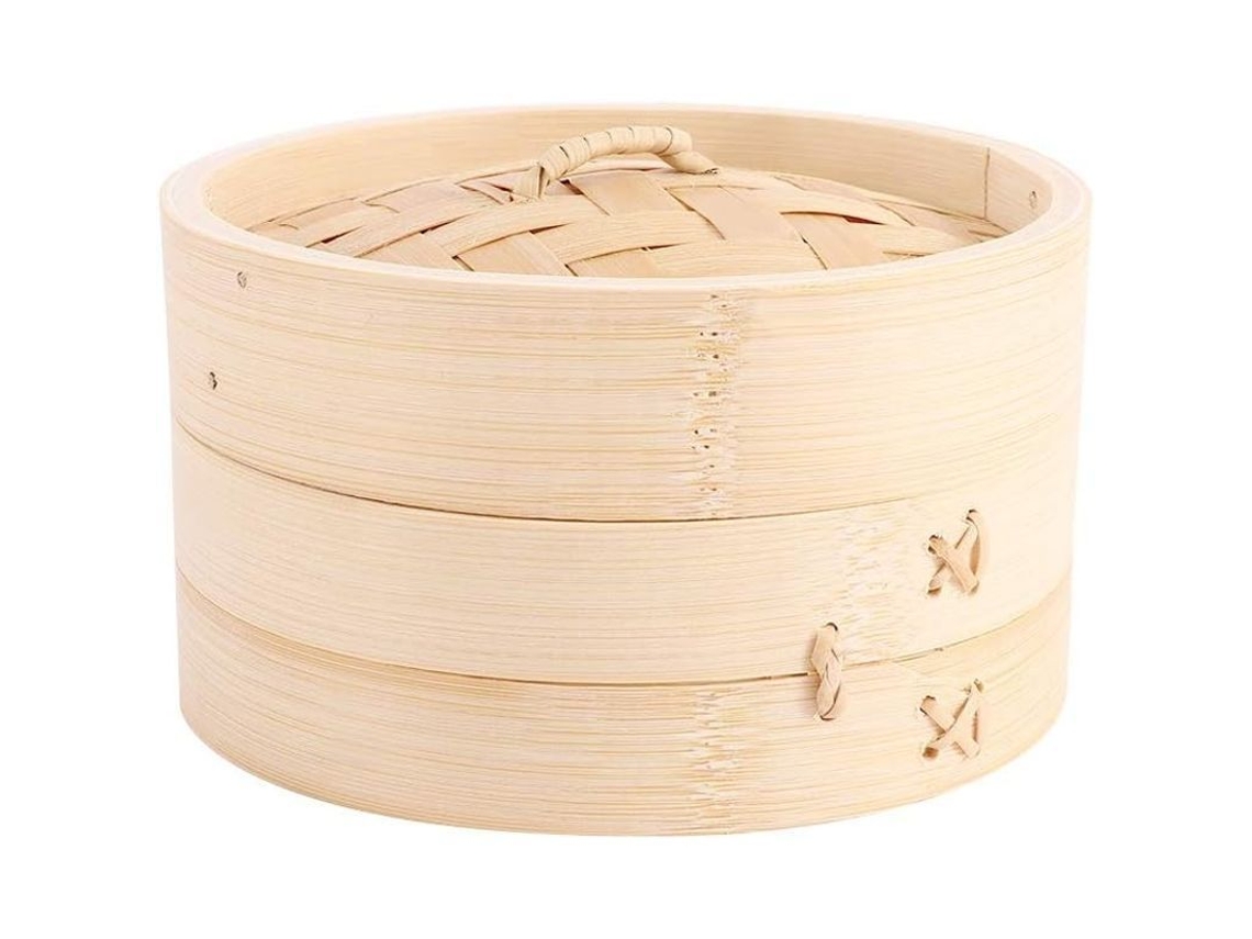 Cesta De Bambú Para, Conjunto De Cozinha Com Tampa, Ferramenta De Cozinha