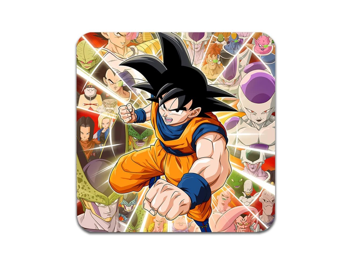 Conjunto de 2 porta-flakes com estampa de mangá Dragon Ball Z AQUAFORGE