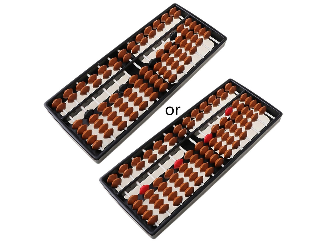 Plastic Abacus Arithmetic Soroban 13 Digits Kids Maths Calculating Tool Toys