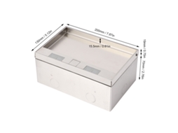 Laxiscreed Tomada Embutida Para Chão Com 3 Tomadas E 4000w De Potência