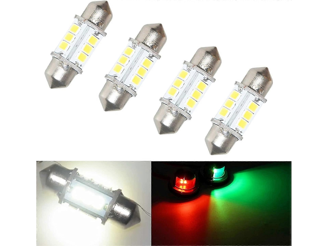 Rebe bombilla Led de Reemplazo para Barcos 12v 32mm Super Brillante para Luces de Navegação Ancoragem Interior Exterior