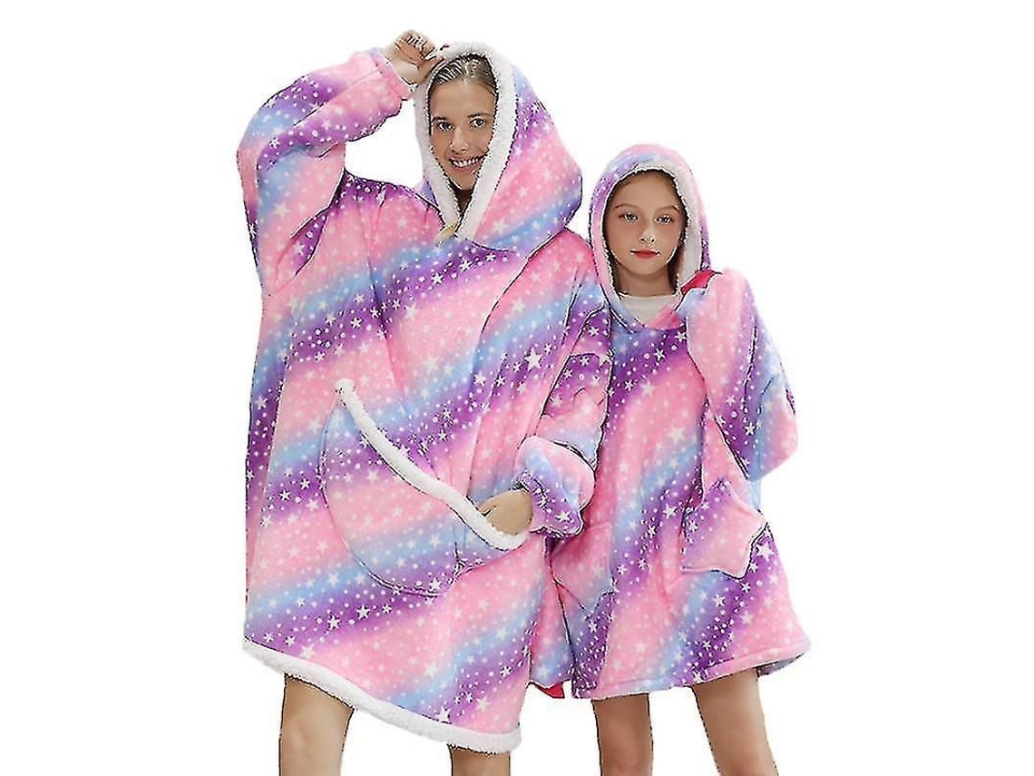 2026 manta Sherpa Plush Polar para Família Sudadera com Capuz Menina Abacate Roupa de Casa