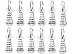 Conjunto de 12 estacas de aço inox com sistema de fixação AQUAFORGE