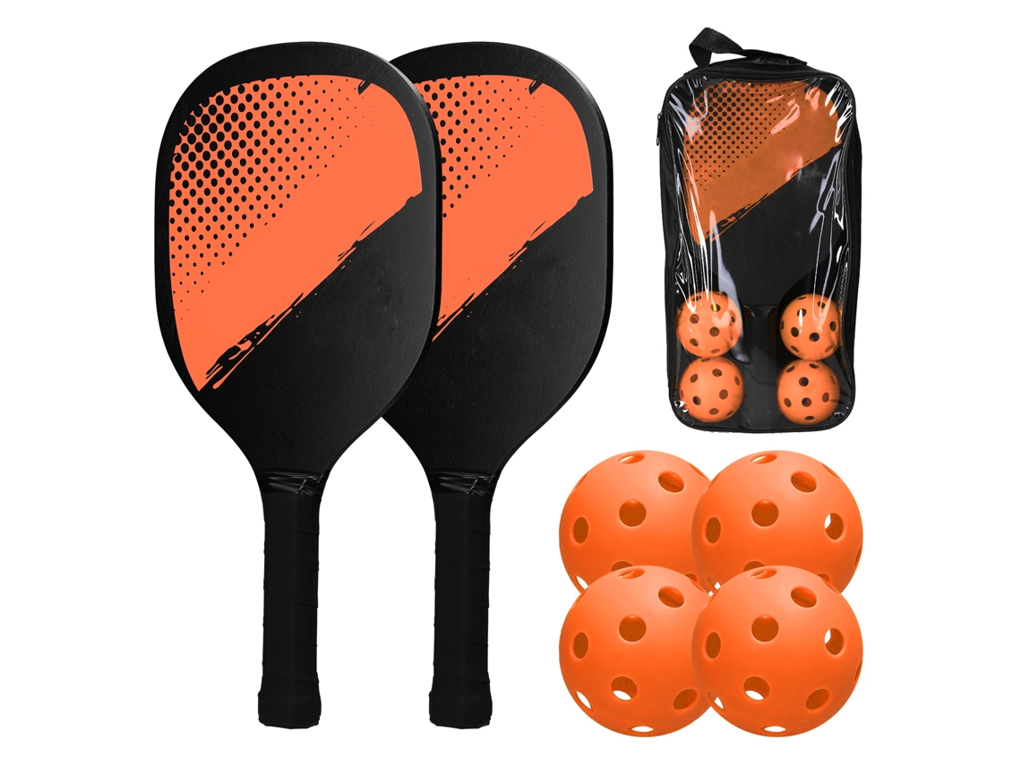 Conjunto de 2 Raquetes de Pickleball Business, 4 bolas, com bolsa (S/MARCA)