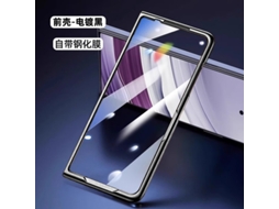 (honor Magic V3 Preto Eletrorevestido) Capa Frontal De Privacidade Com Película Integrada