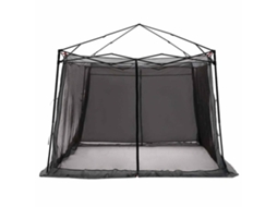 Conjunto 1 Tenda Para Ar Livre Vidaxl Cinzento Tafetá (303 X 303 X 196 Cm)