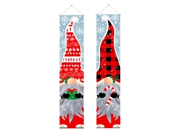 Laxiscreed Cortina De Porta Natalícia Com Casal Criativo, Decoração Festiva Para O Natal