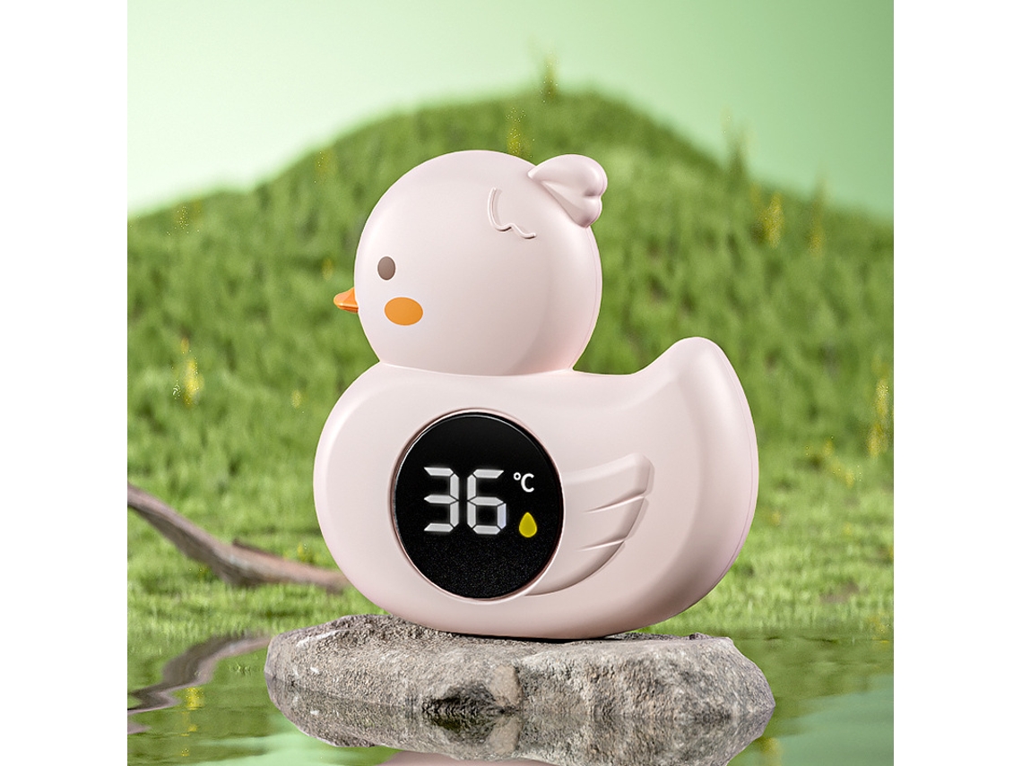 Termómetro De Banho Para Bebé Em Forma De Patinho Flutuante Para Piscinas, Spas E Banheiras Rosa Hexinyigjly