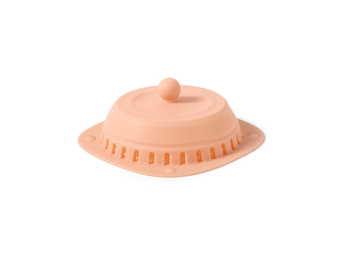 Desodorizante para Ralo de Piso, Tampa Ralo, Plugue Vedação Silicone, e Inseticida, Rosa Piso AQUAFORGE