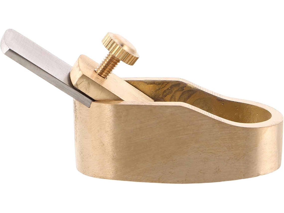 Mini Plaina de Polegar GARNECK em Latão para Violino, 18mm