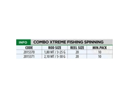 Lineaeffe Combo Xtreme Fishing Spinning 3-25 Gr