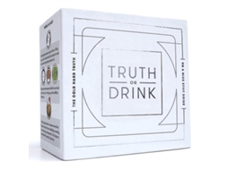 Jogo de Cartas Truth Or Drink Adult Casual Party Game Card High Quality (Idade Mínima: 3 Anos - Dificuldade: Intermédia)