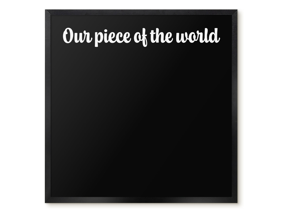 Magnetic Wall Board Our Piece Of The World For The Office Espelharte (50x50 Cm)