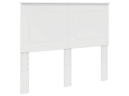 Cabeceira Branco Brilhante 135 Cm Madeira Processada MAISON EXCLUSIVE