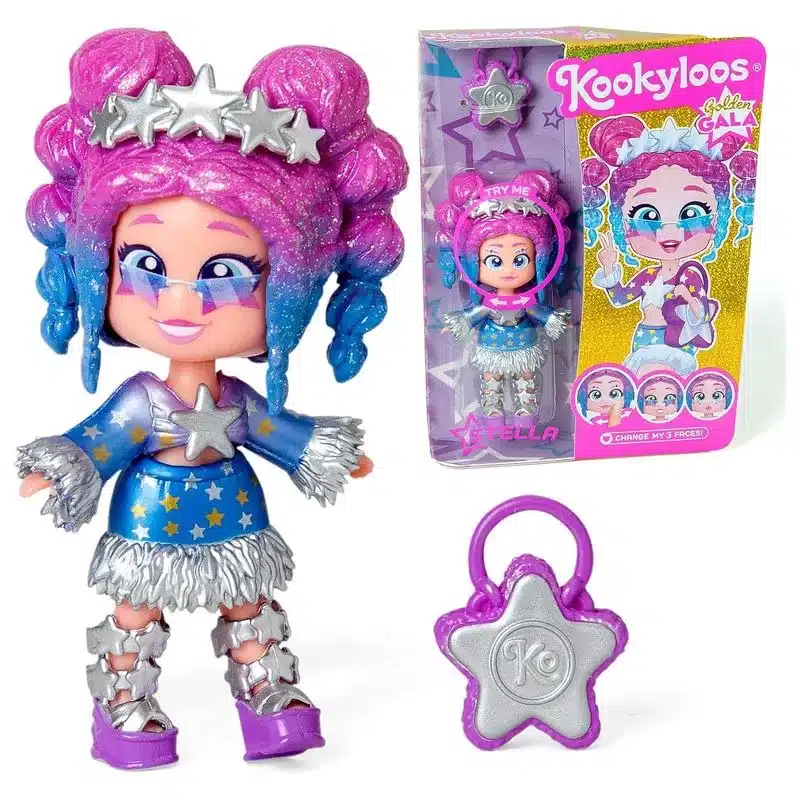 Muñeca Kookyloos Golden Gala Stella Con Accesorios 35061 Magicbox Magic Boxmagicboxp24