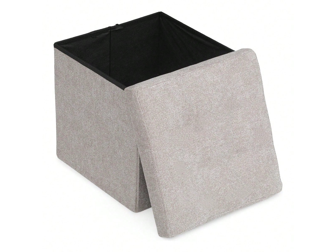Puf Arrumação Dobrável 30x30cm Sala