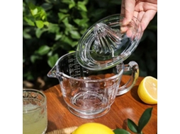 Copo Medidor De Vidro Versátil Para Suco Com Alça, Espremedor Manual De Frutas Cítricas Para Laranjas, Limões E Muito Mais