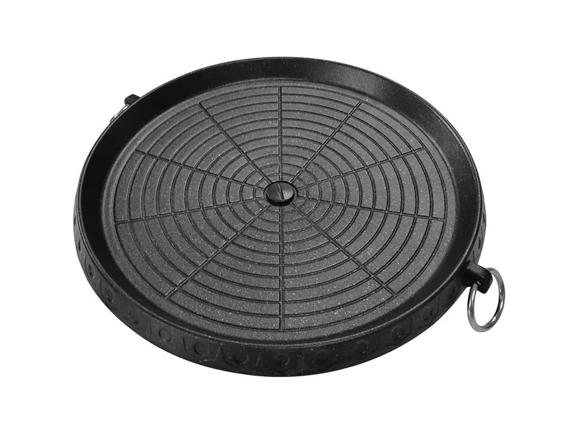 Rebe-sartén De Barbacoa Coreana Com Revestimento Maifan Antiaderente Para Assar Indoor E Outdoor
