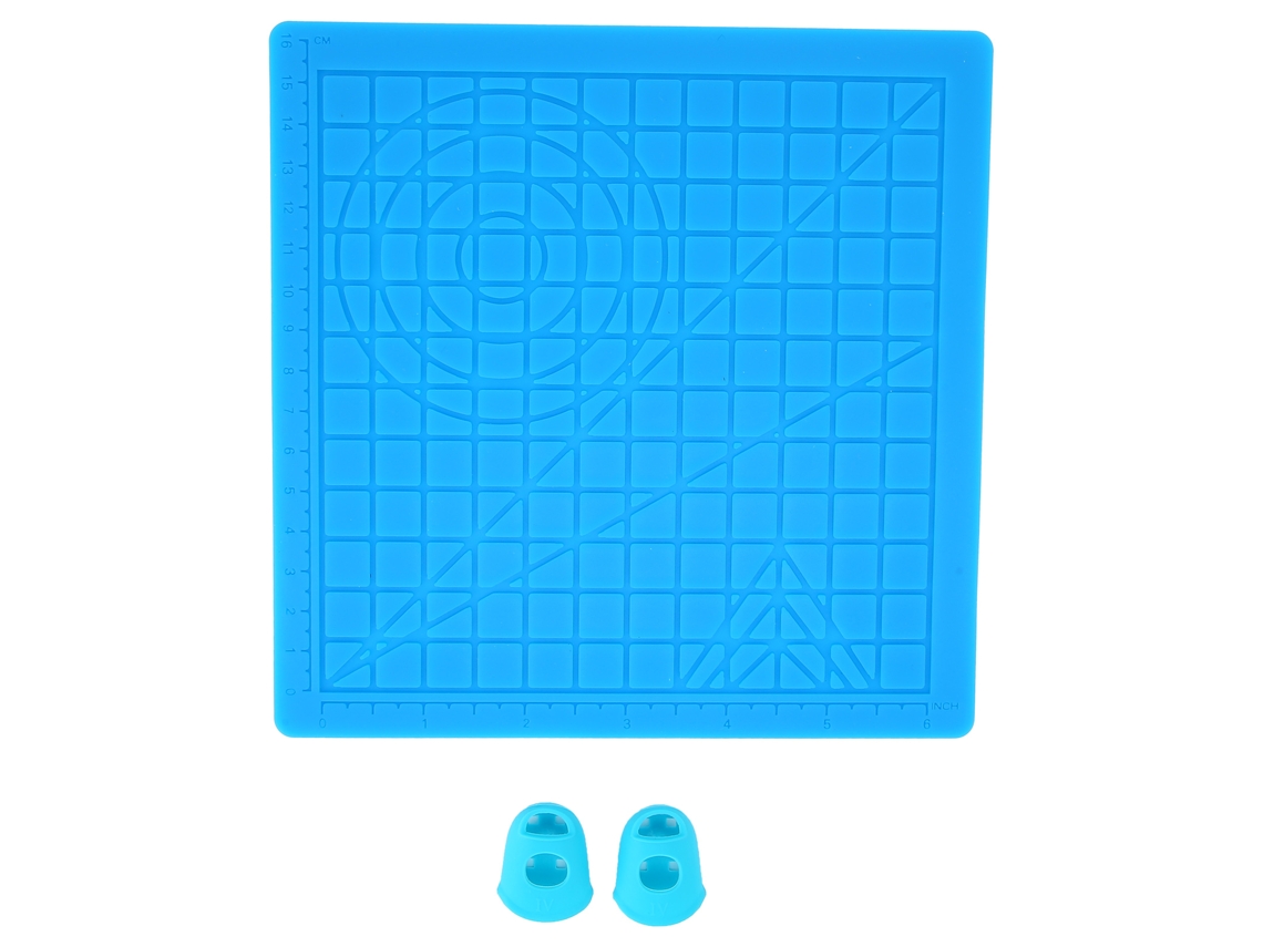 Molde De Silicone Para Design 3d Com Protetores De Dedo