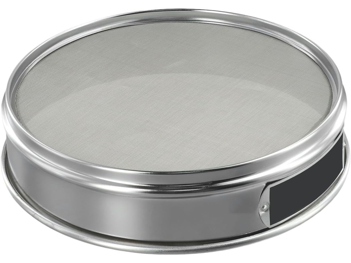 Peneira De Laboratório Com Malha De 10 A 100, 20 Cm De Diâmetro.