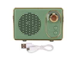 Altifalante Bluetooth 5.0 Mini Vintage LAXISCREED