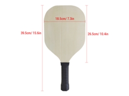 Base de pickleball de madeira faça você mesmo na cor branca, raquete esportiva para uso externo e interno.