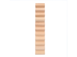 Ats escalera de Madera Miniatura 1:12 para Casita de Muñecas, Escalón Diy, Accesorio Decorativo Sin Pasamanos