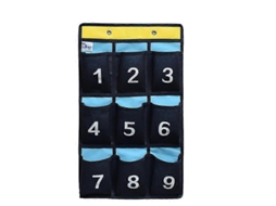 Organizador De Sala De Aula Numerado, Gráfico De Bolso Para Celulares E Calculadoras Everley891 (36 Bolsos)