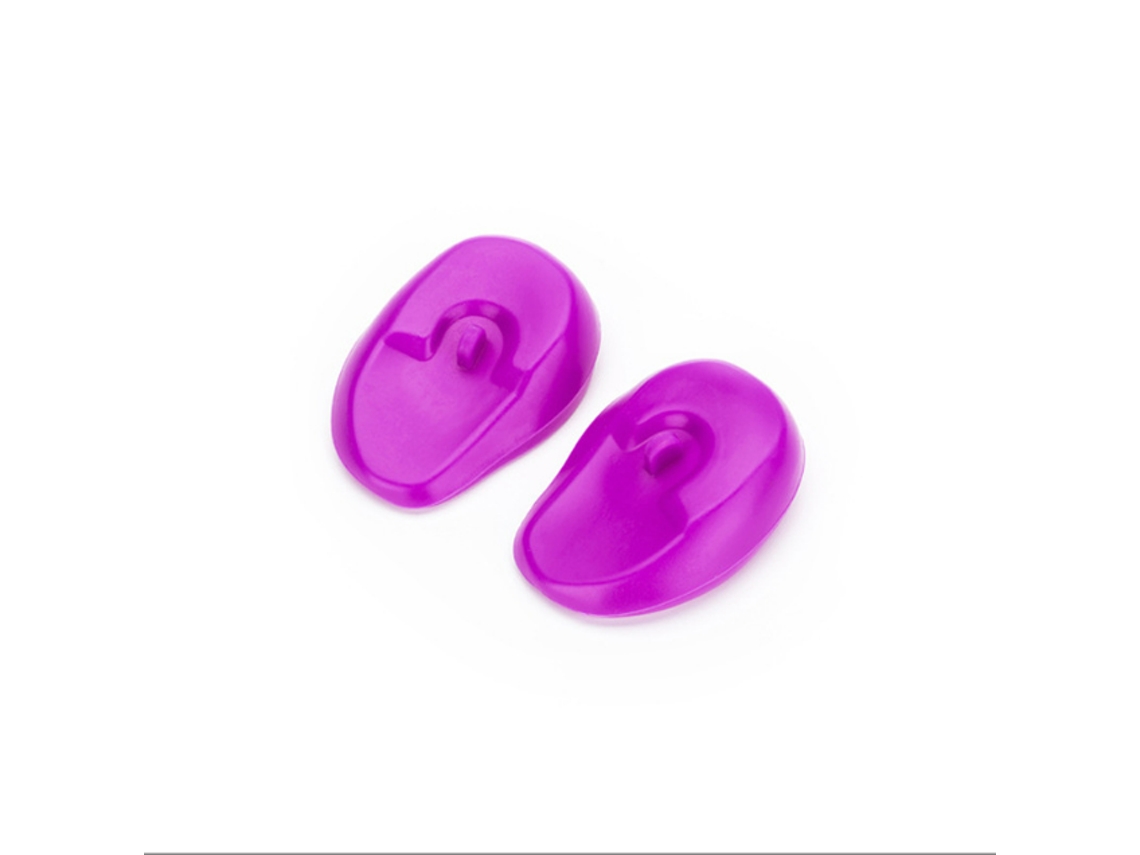 Proteção para as orelhas ao tingir o cabelo (2 pares) Rosa vermelha INF