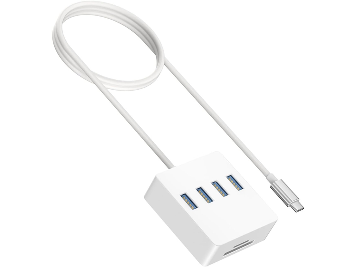 Hub Divisor Usb 3.0 Tipo C De Alta Velocidade (5 Gbps) Com 4 Portas