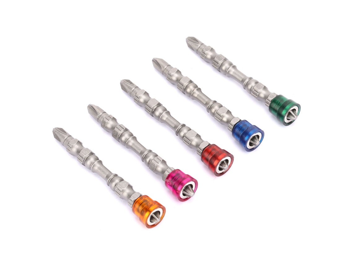Conjunto De Bits De Chave De Fenda Laxiscreed Multicoloridos, Magnéticos E Duráveis