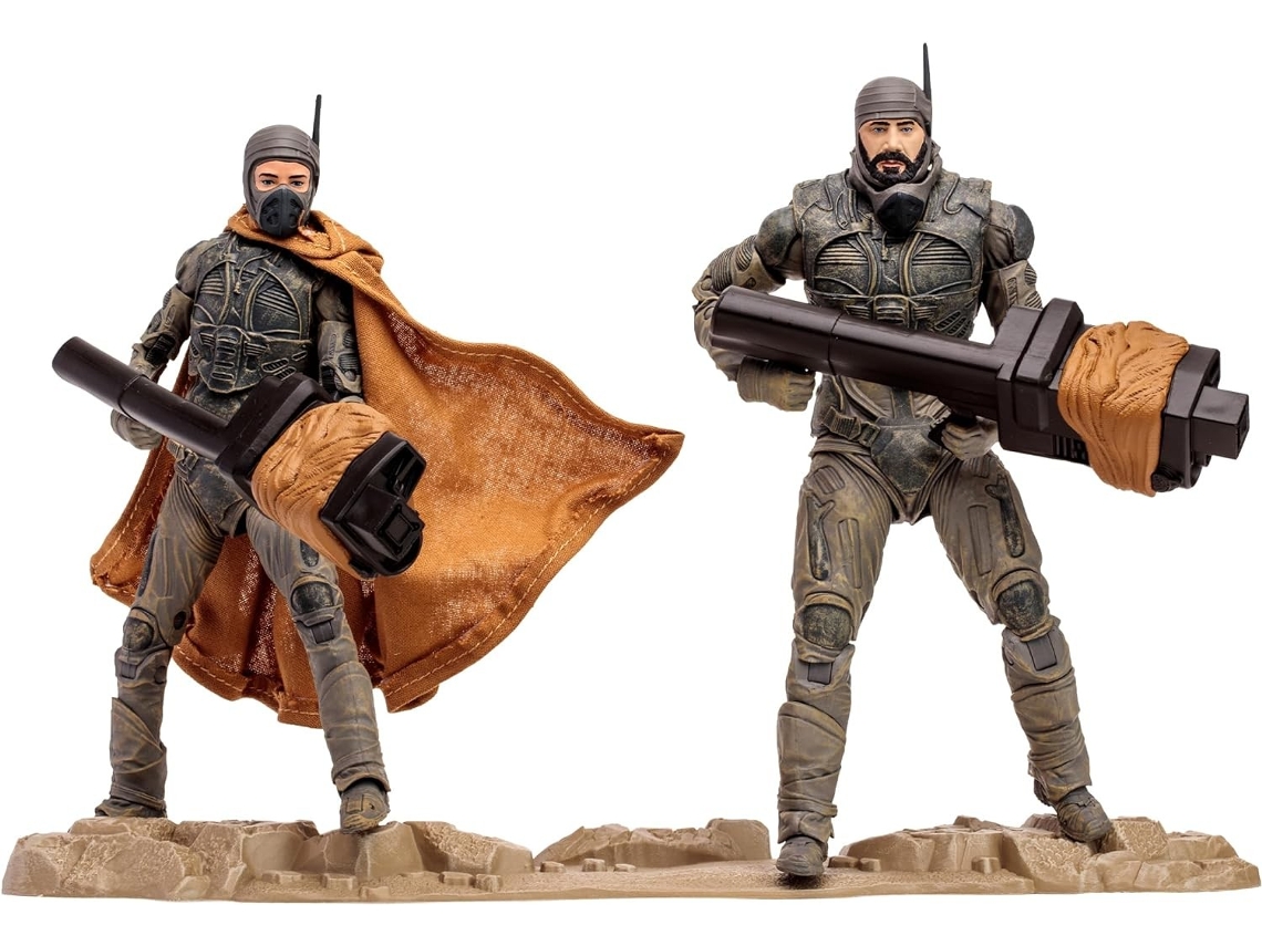 Figuras Stilgar e Shishakli Dune Parte 2 Gold Label 18 Cm