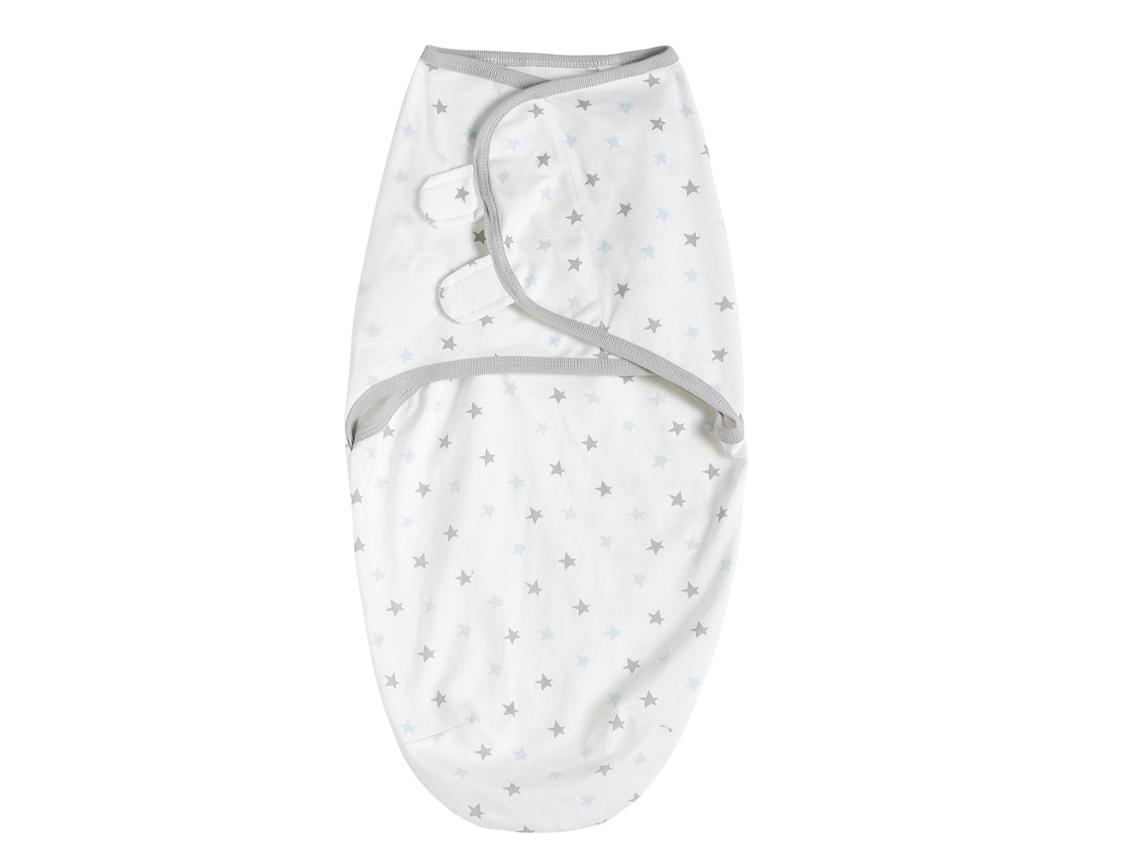 Manta De Amarração Para Bebê 2pcs, Saco De Dormir Com Estrelas 6551 (0 2 Meses)
