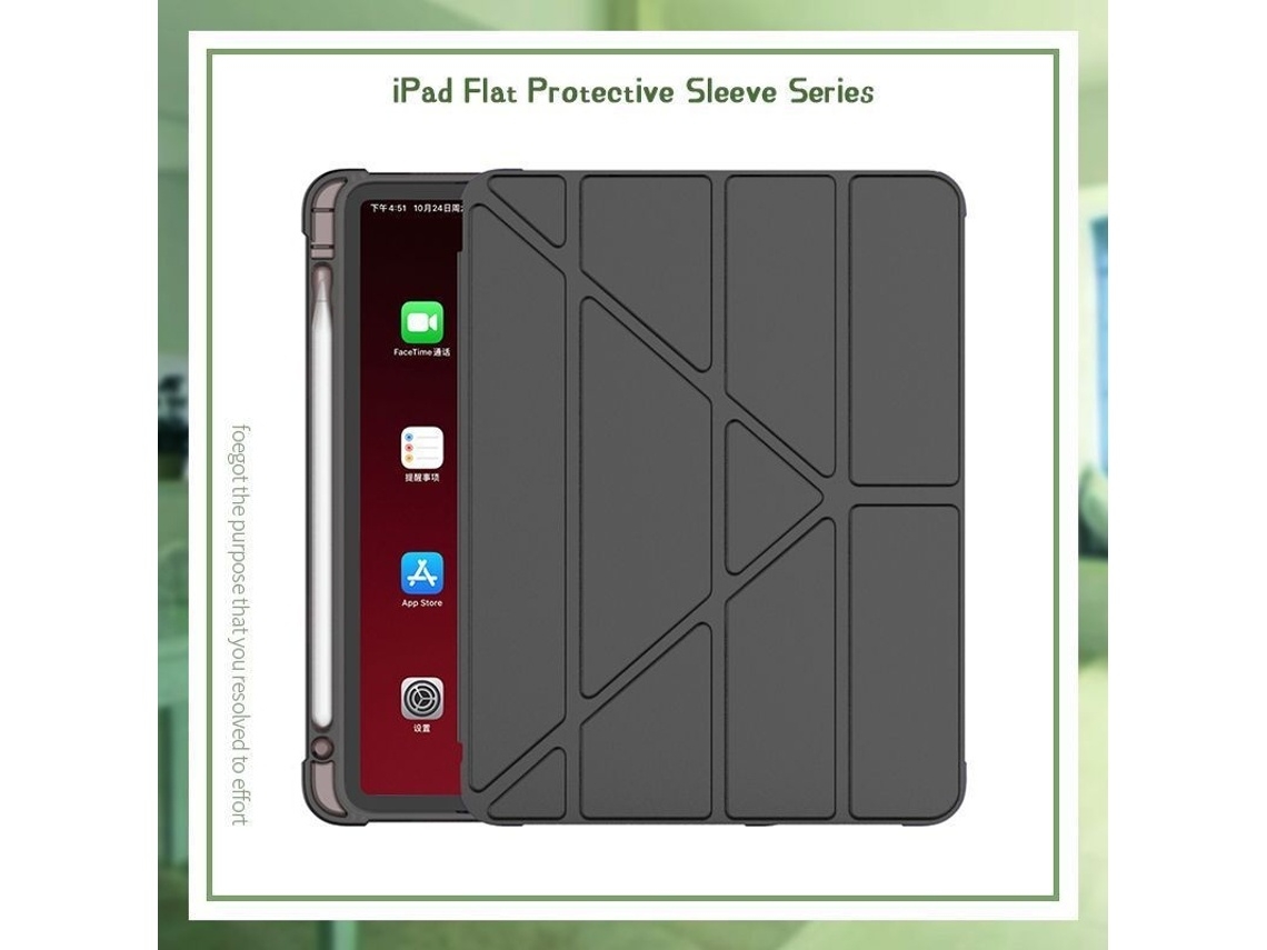 Capa Para Tablet Lurelia, Compatível Com Ipad 10 2/10 5, Preto, Silicone, Proteção Antiquedas, Anti-impressões Digitais