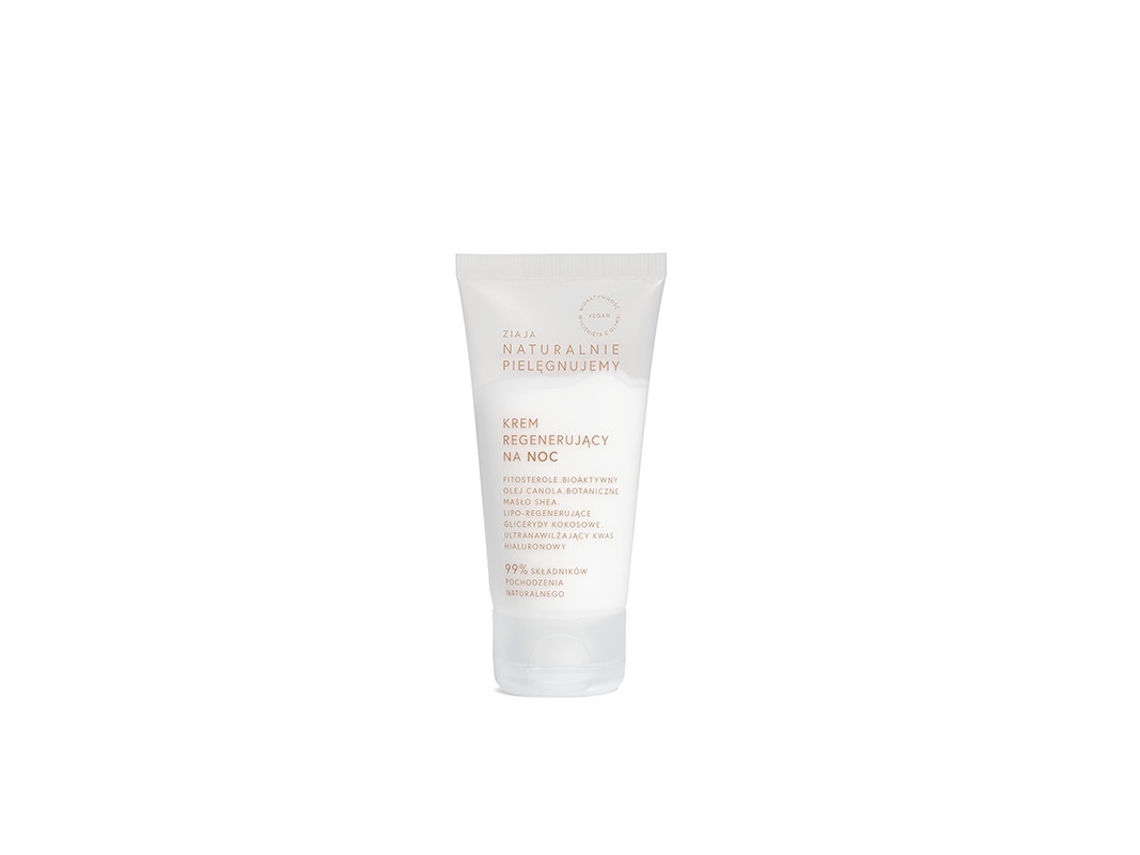 Night Rejuvenation Cream With Natural Ingredients, 50ml Ziaja