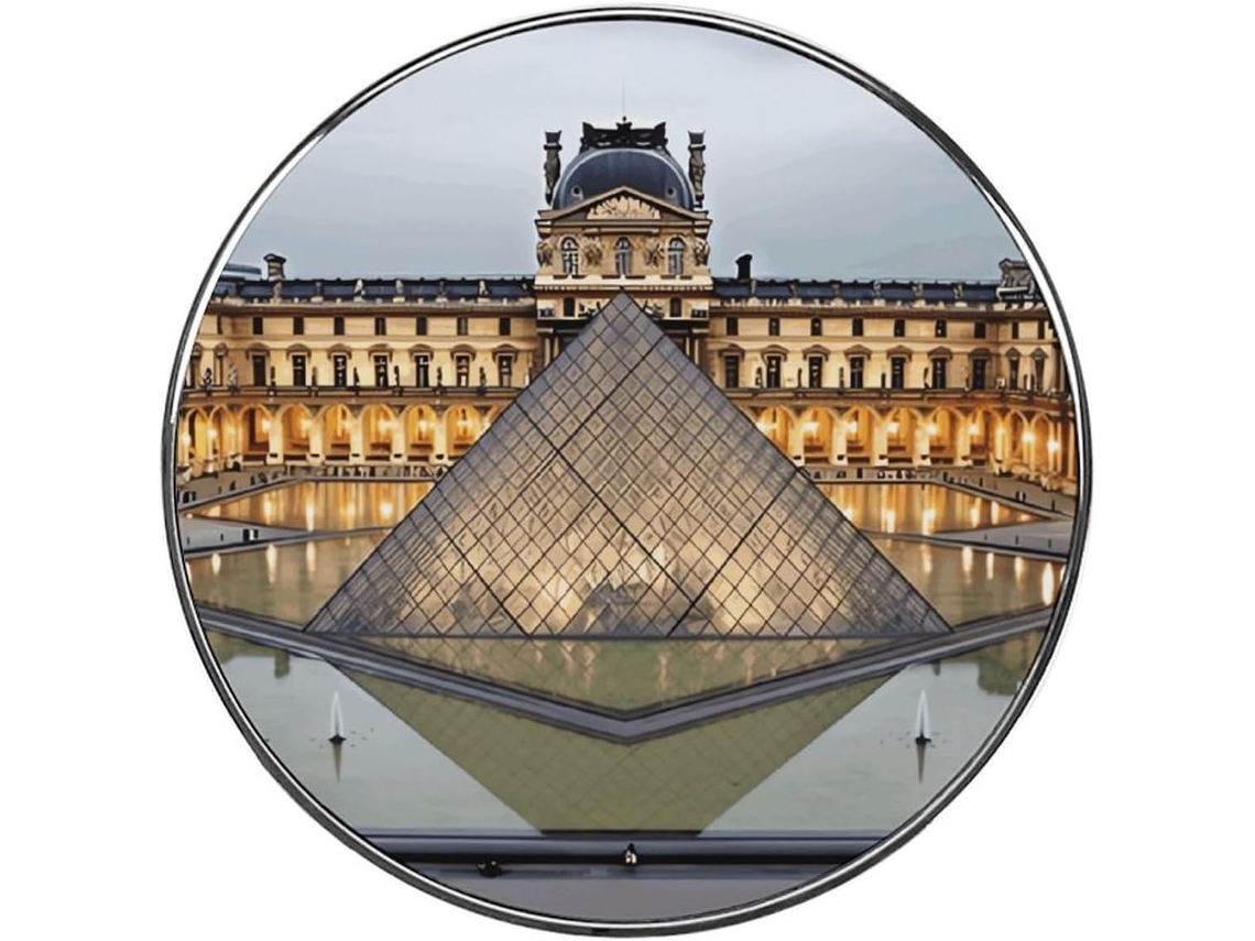 Ímã De Geladeira Do Museu Louvre Em Paris, Ímã De Geladeira Fofo E Colorido, Ímãs De Liga Metálica Para Quadro Branco