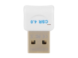 Adaptador Bluetooth Csr 4.0 Usb, Dongle Sem Fio Modo Duplo, Branco.