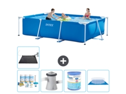 Intex Piscina Com Estrutura Retangular - 300x200x75 Cm - 6-peças S30204