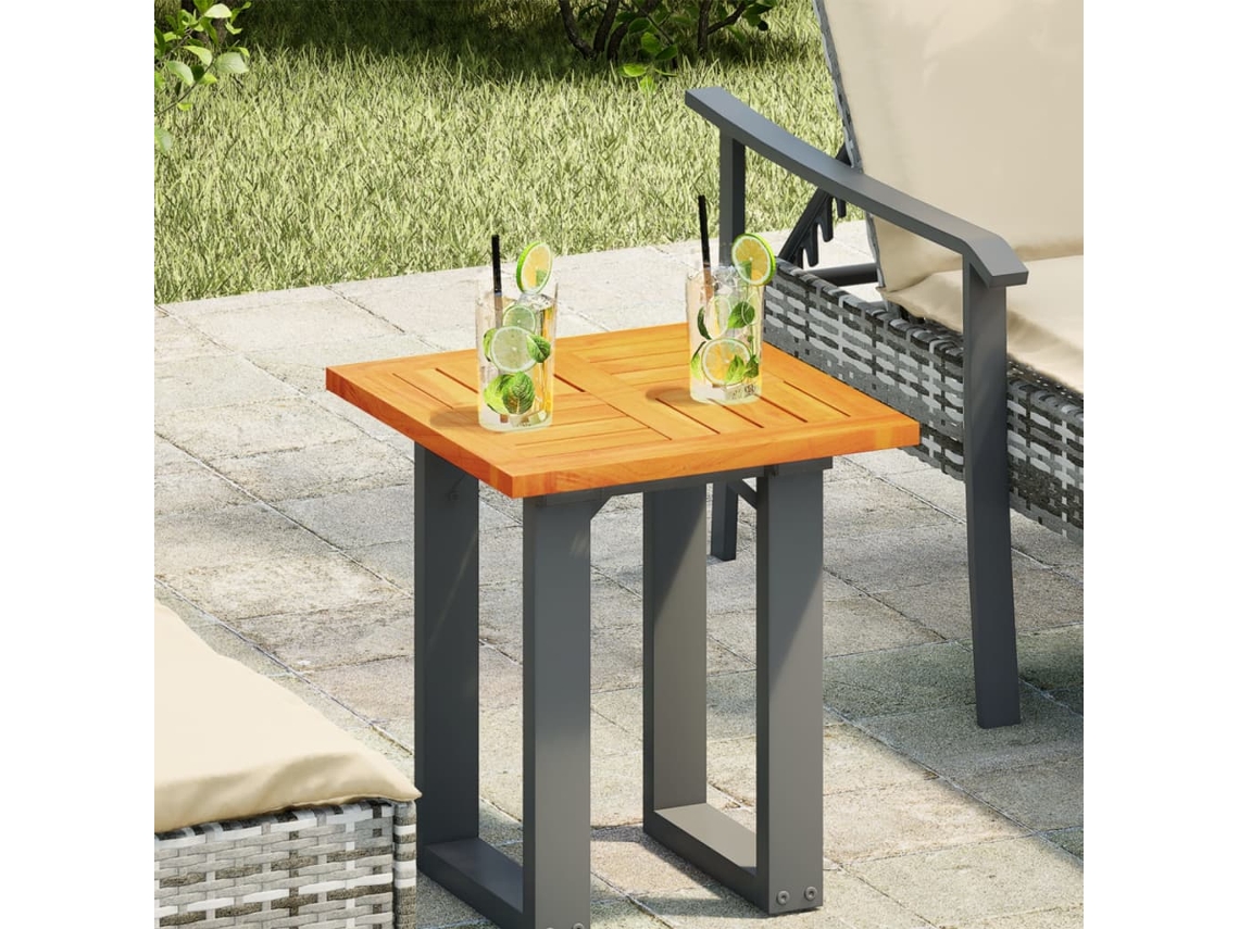 Vidaxl Tampo De Mesa Quadrado 40x40x2 Cm Madeira De Acácia Maciça