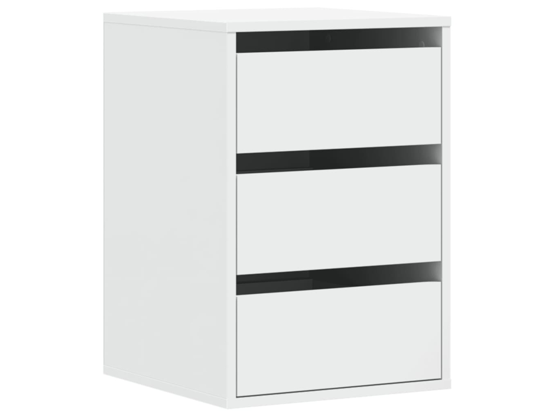 Chest Of Drawers, Chests Of Drawers Vidaxl Branco Madeira Processada (40 X 41 X 58 Cm)